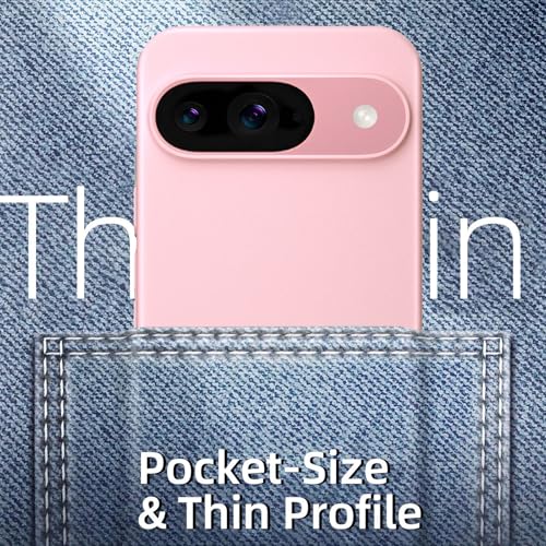 Image of X-level for Google Pixel 9 /Pixel 9 Pro Case, Extra Slim 0.3 mm Thin Translucent Matte Finish Soft Phone Cover, Anti-Scratch Shockproof for Google Pixel 9 Pro /Pixel 9 Case,Pink