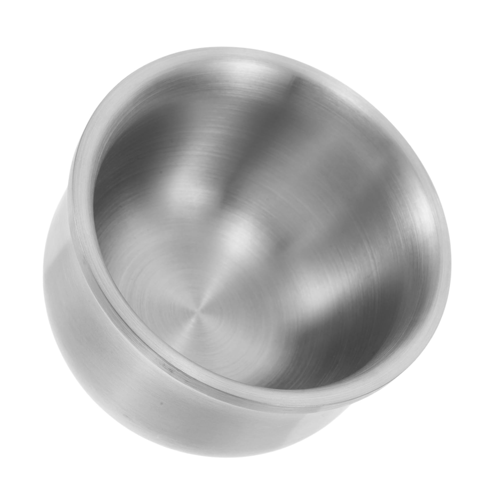 FOYTOKI Stainless Steel Shaving Bowl Portable Cleansing Tool for Men Multipurpose Shaving Mug for Home Travel Easy to Clean Design for Grooming Routine