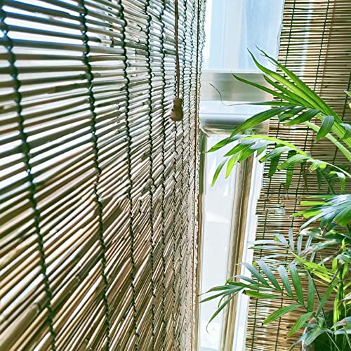 Persianas de bambú natural para patio exterior enrollables y ecológicas 6
