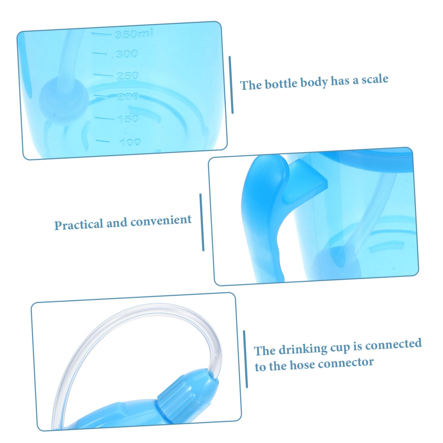 FOMIYES Prevent Cup for Elderly Disabled Patient Water Cup Compact Sippy for Daily Use