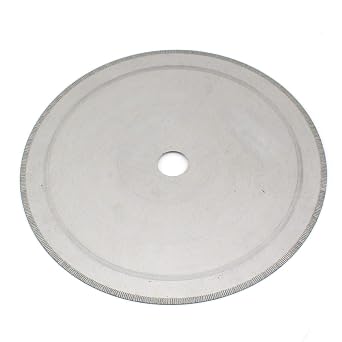 JINGLING 10" inch Diamond Lapidary Saw Blade Thin Notched Rim 1.2mm Trim Stone