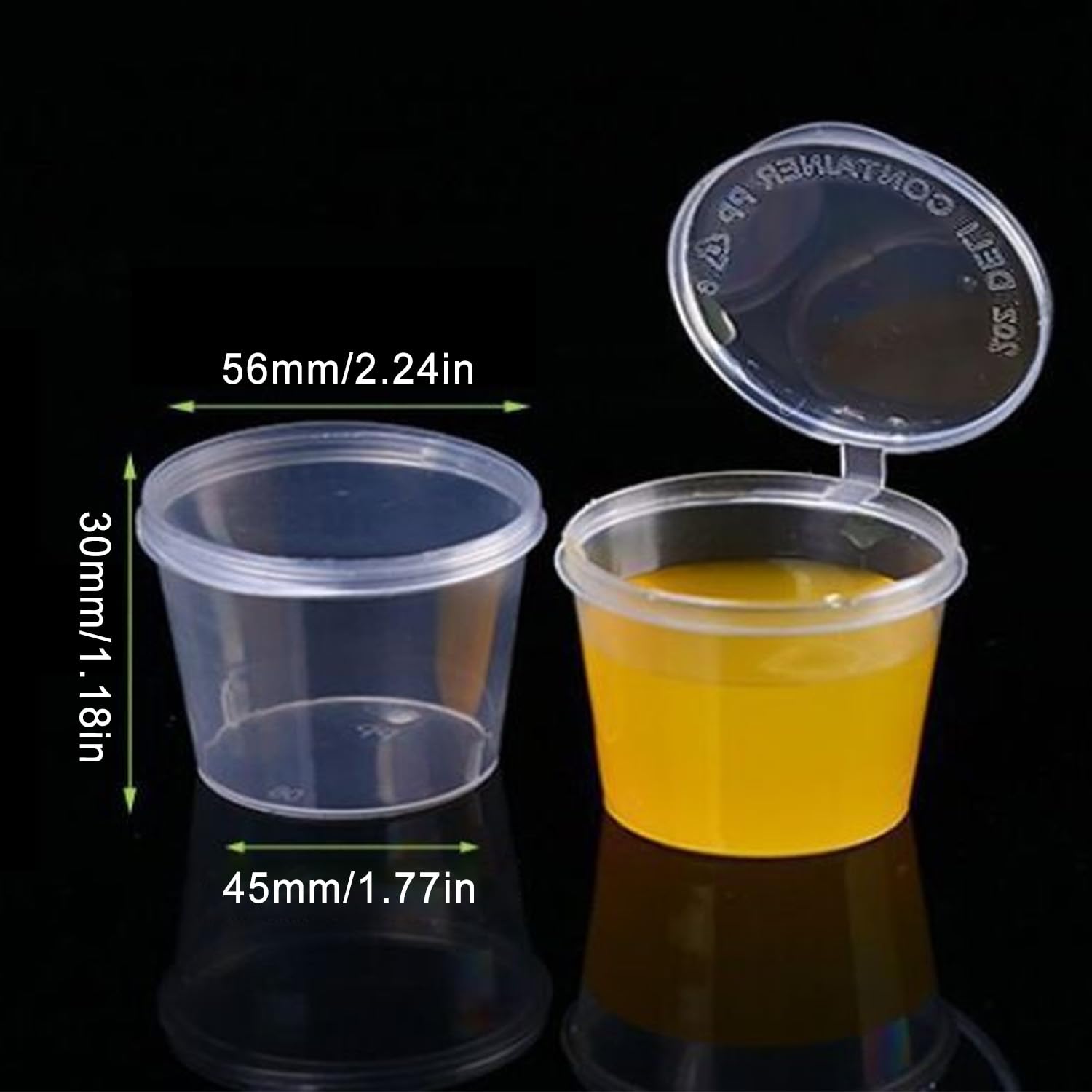 50 Barattolini Plastica Piccoli Con Coperchio - Contenitori Riutilizzabili Per Slime, Spezie - Foto 7