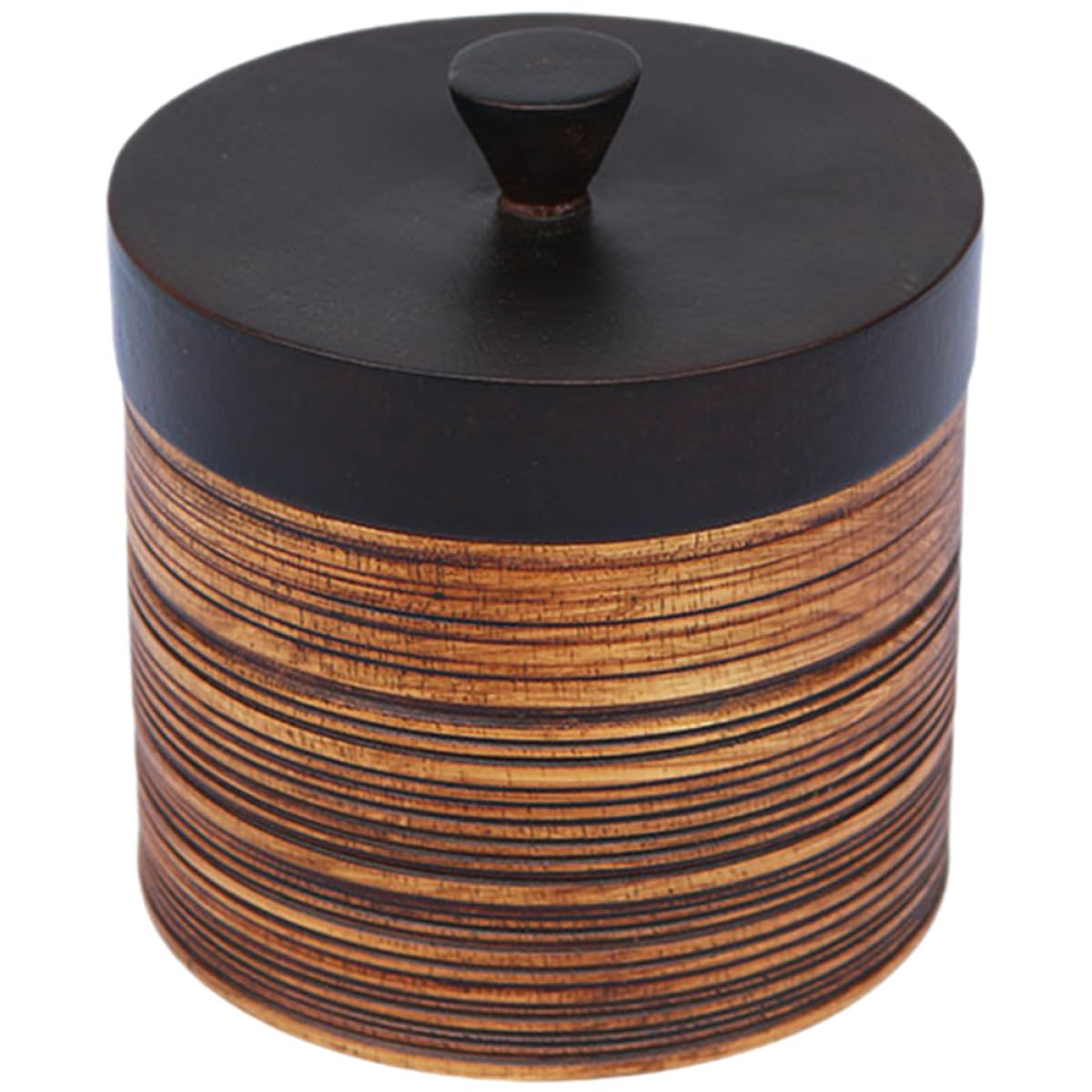 TIDTALEO Contenitore Raffinato per Legno Ermetico Tè e Coperchio Tisane Scatola Semplice Caramelle Design Buona Sigillatura Uso Domestico