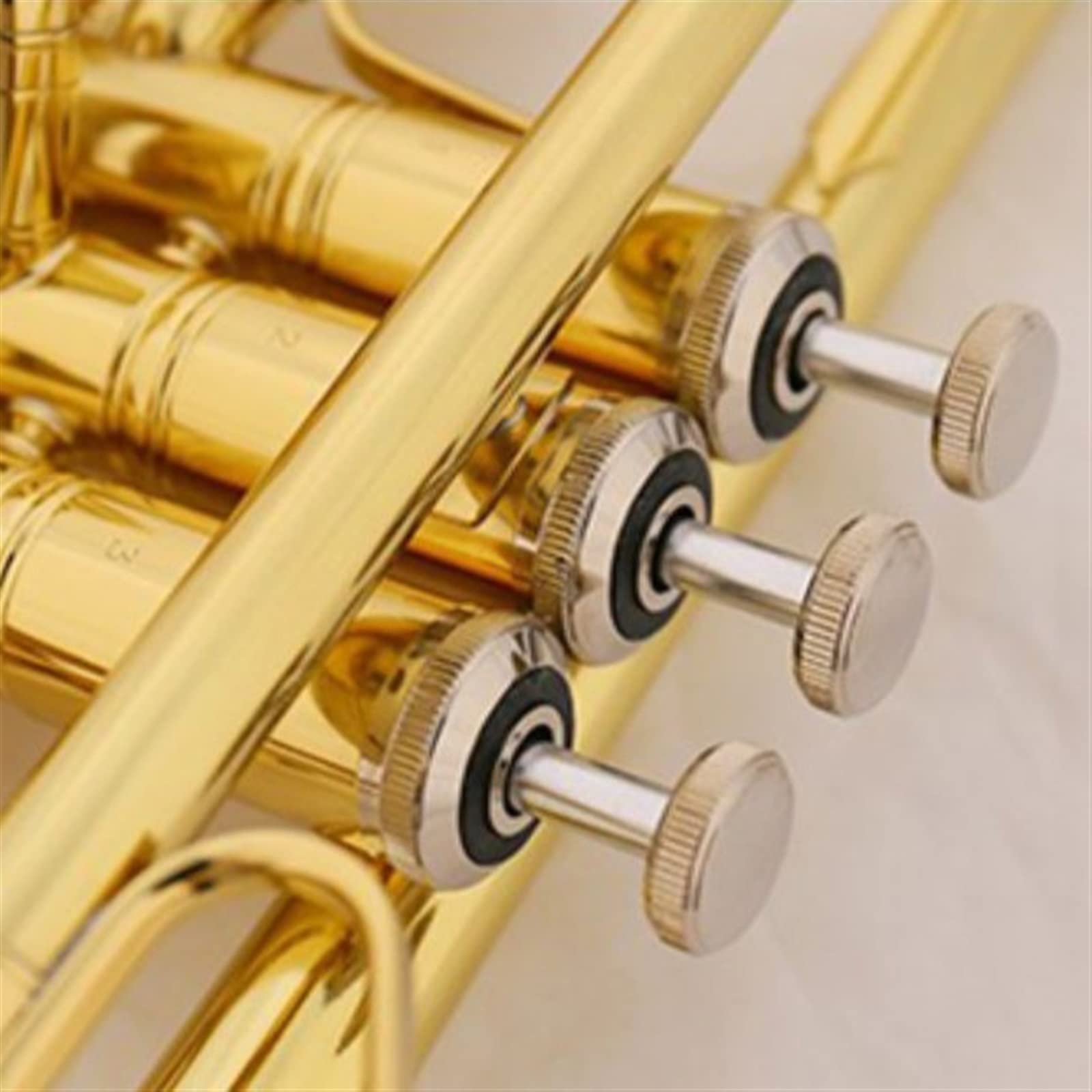 początkujących trąbka Złoty Standardowy Instrument Dęty Blaszany Z Kluczem B Z Ustnikiem, Odpowiedni Do Gry Na Instrumentach Dętych Trąbka