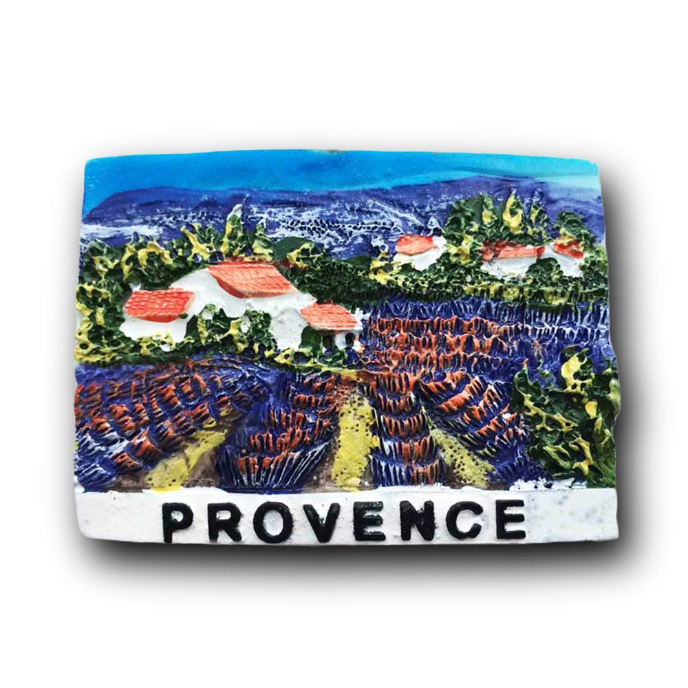 Wedarego Provence France 3D Refrigerator Magnet Tourist Souvenirs Resin Magnetic Stickers Fridge Magnet Home & Kitchen Decoration From China