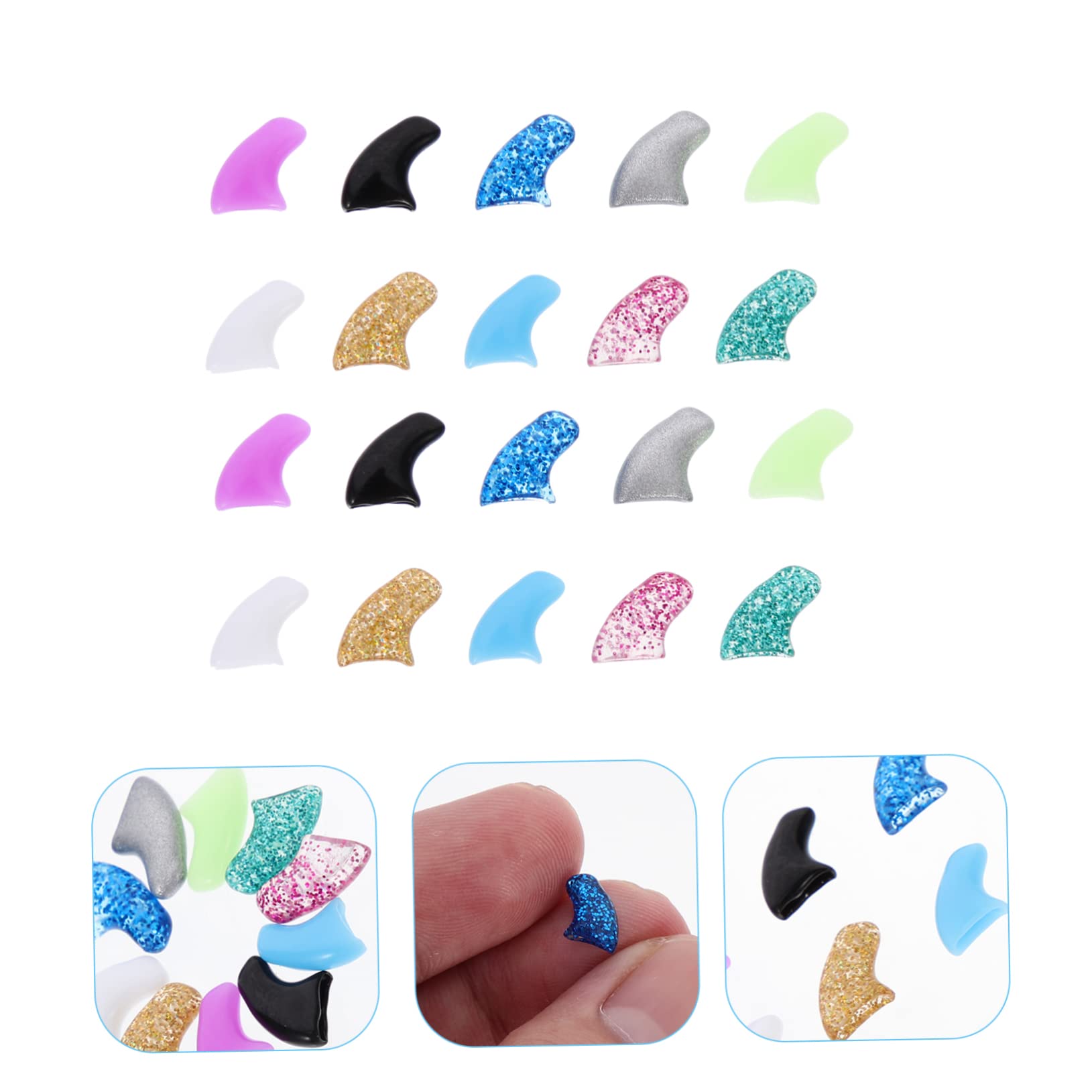 Toddmomy 30 Ensembles kit d'ongles de Chat Couvre-Ongles pour Animaux de Compagnie Casquettes Chaussette Patte de Chat Capuchon d'ongle Chat Couvre-Ongles de Chat Anti-Rayures Gel de silice