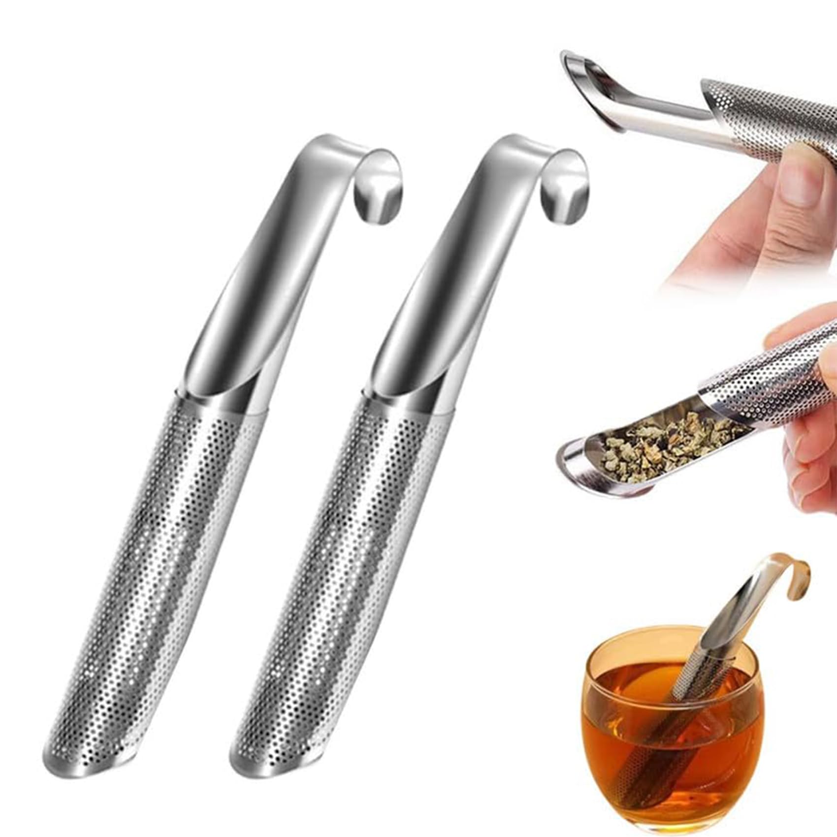 Amazon.com: Stainless Steel Tea Diffuser, 2024 New Stainless Steel Tea ...