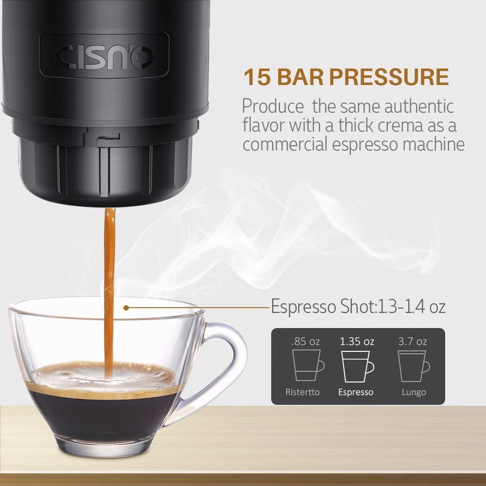 CISNO Electric Portable Espresso 