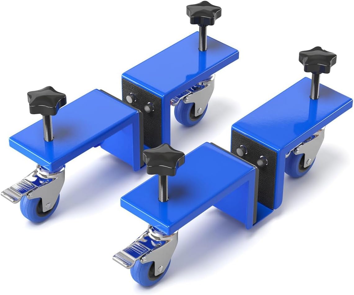 Door Installation Dolly kit for 1-3/8", 1-3/4" & 2-1/4 Pre-Hung, Door Transport & Door Jack The Single Person Hands-Free Door Install Tool Kit 500Lb Capacity for Commercial and Residential Use