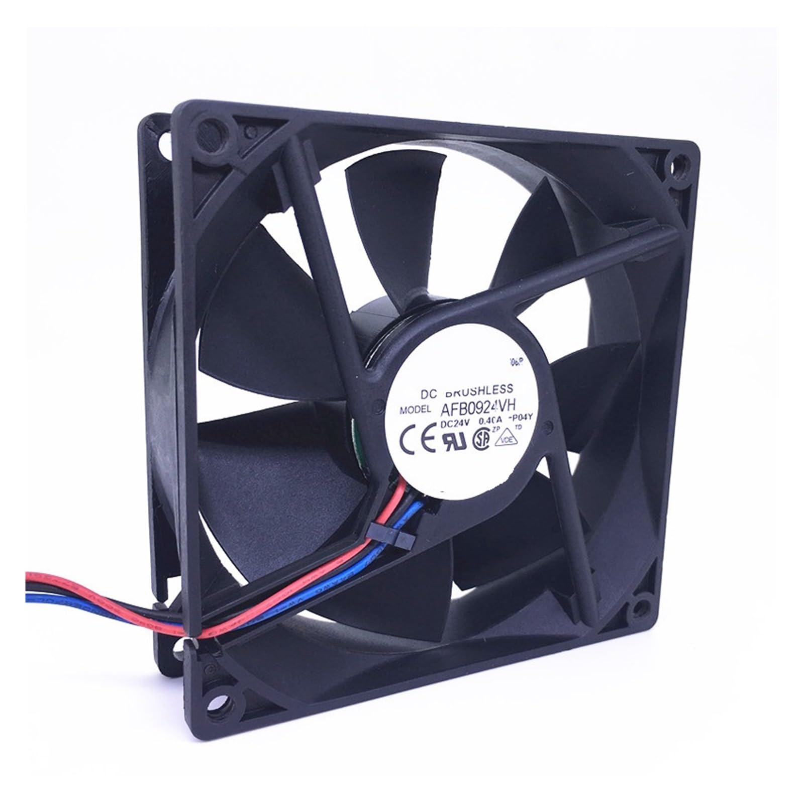 Ventilador de 24 V CC AFB0924VH para evitar averías por sobrecalentamiento en sistemas