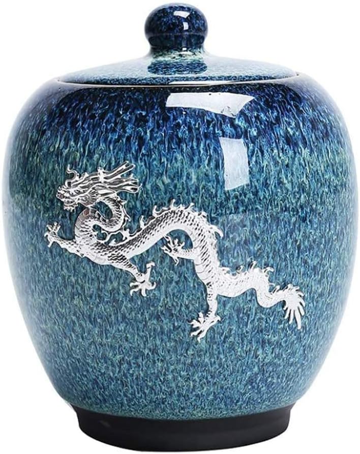 Cremation Funeral, Hand Made Adult Ashes, Ceramic Crock, a Small Amount of Remains