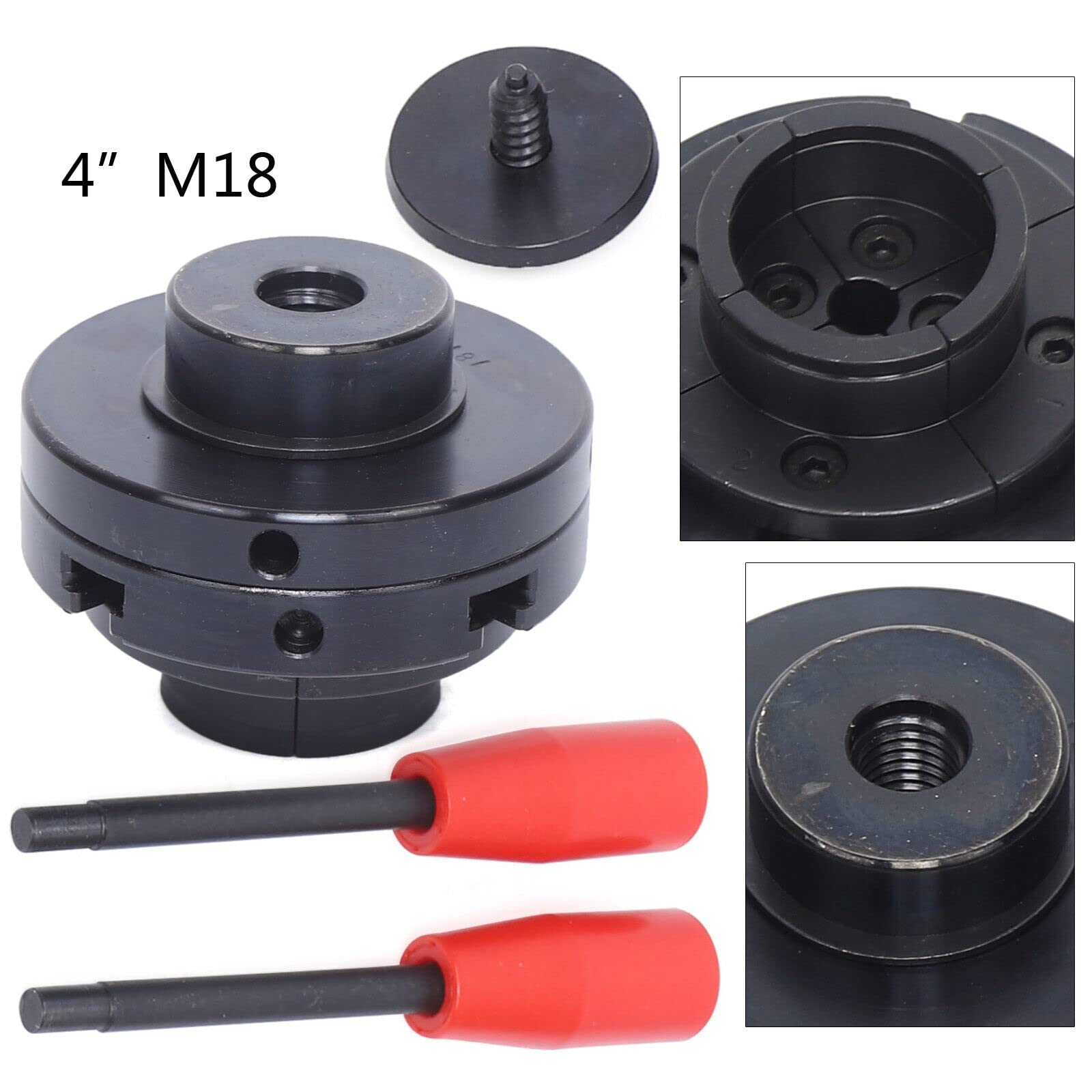Vierbackenfutter Backenfutter Drehbankfutter M18 4 Spannfutter Selbstzentrierend für Drehmaschine