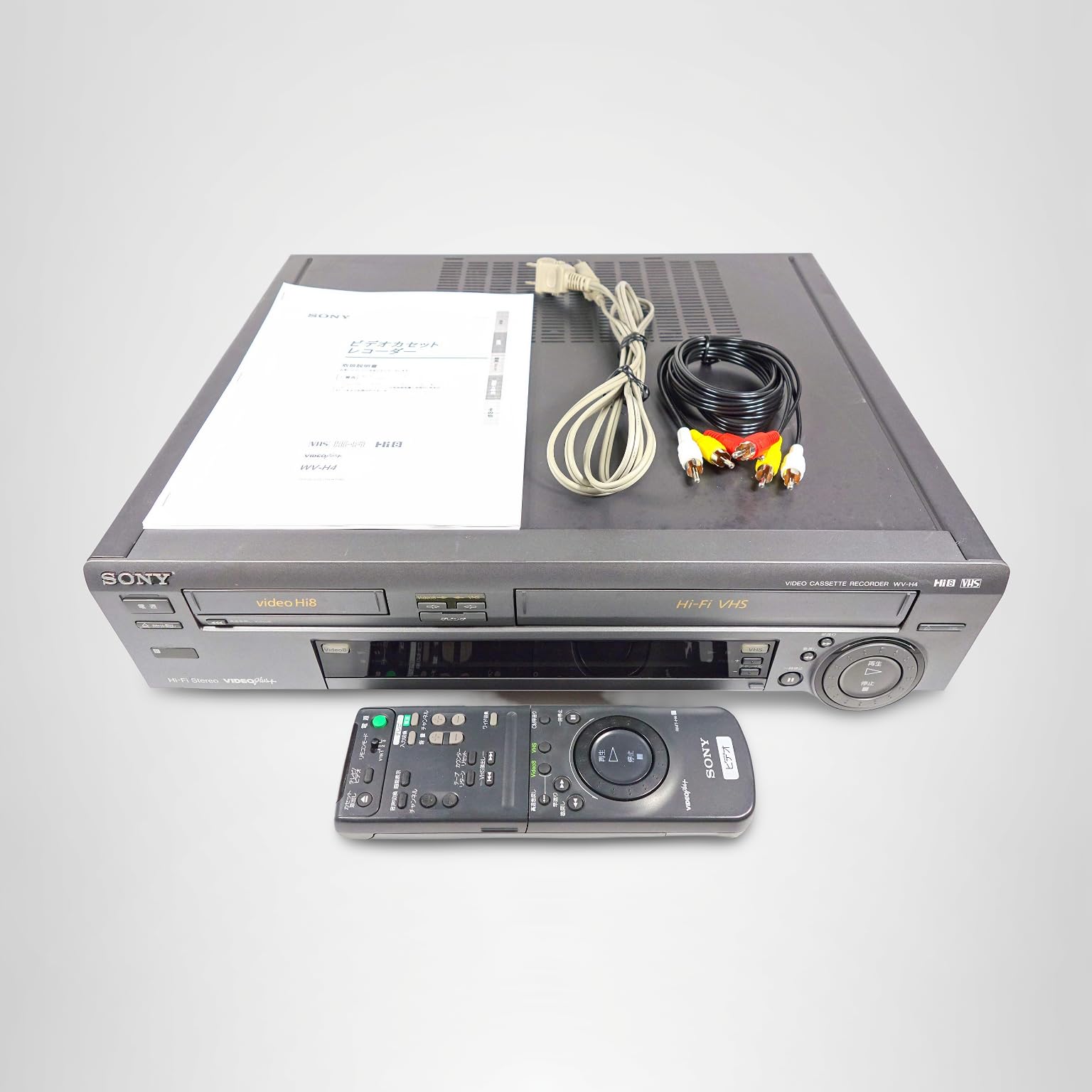 Amazon | SONY Hi8+VHSビデオデッキ WV-H4 | VHSビデオデッキ 通販