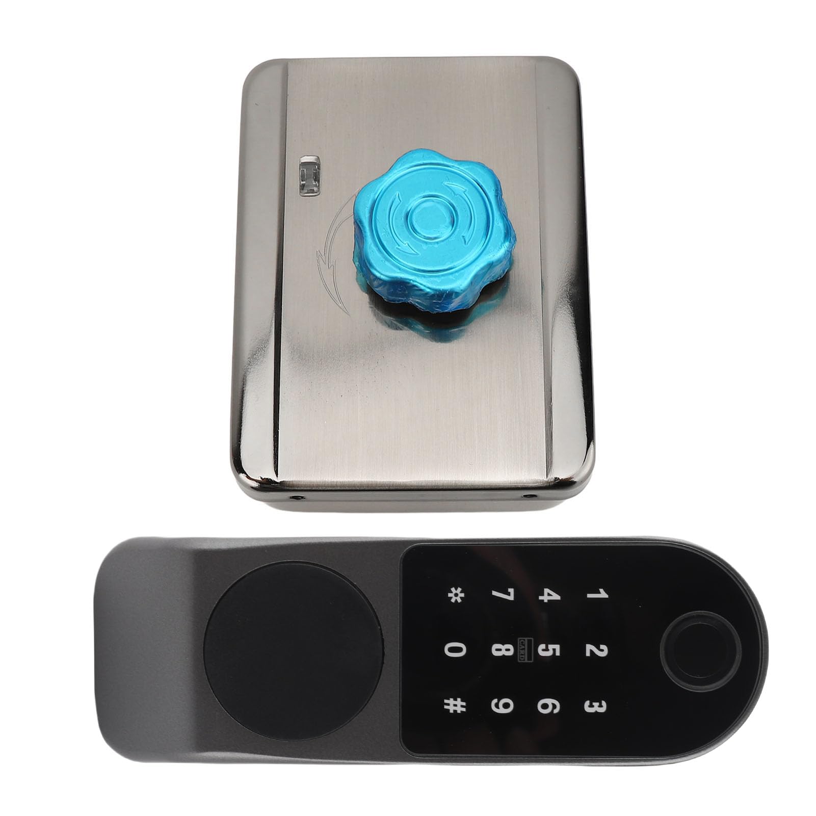 Asixxsix Smart Lock di Sicurezza, Serratura con Catenaccio con Ingresso Senza Chiave e Impronta Digitale con Controllo APP e Metodi di Sblocco Multipli per la Porta d'Ingresso dell'appartamento