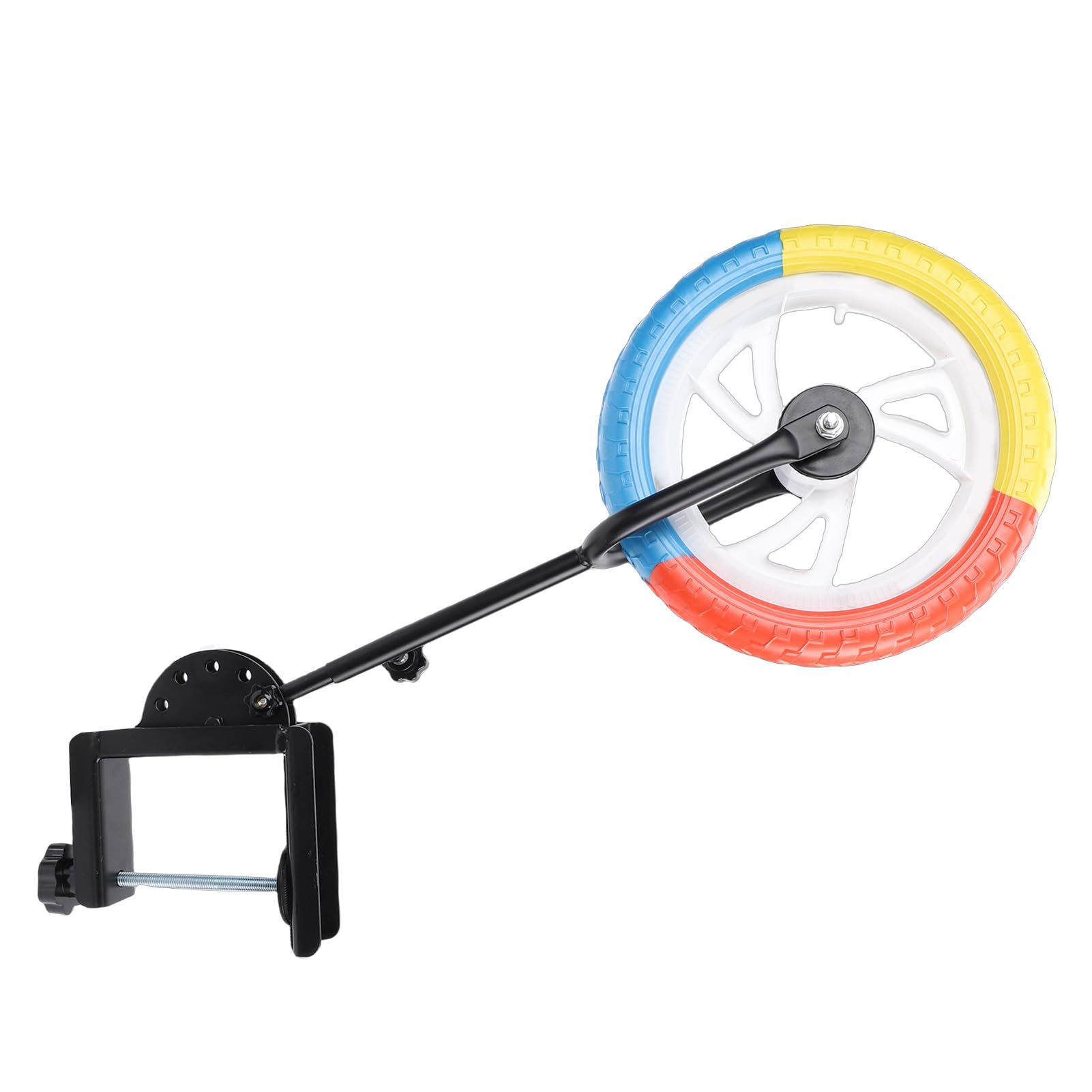 Bewinner Entrenador de Tenis de Mesa para un Jugador, Dispositivo de Entrenamiento Interior con ángulo y Ajustables con Abrazadera para Mesas de hasta 11 Cm, Material de Hierro para Practicar en Casa