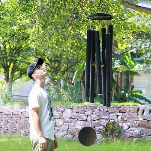 ASTARIN 65 in Wind Chimes for outisde - Extra Large Outdoor Handcrafted WindChimes,Deep Tone Metal Chimes for Garden Decor, Large Windchimes Deep Resonance, 2.27in Tubes Weather-Resistant, B