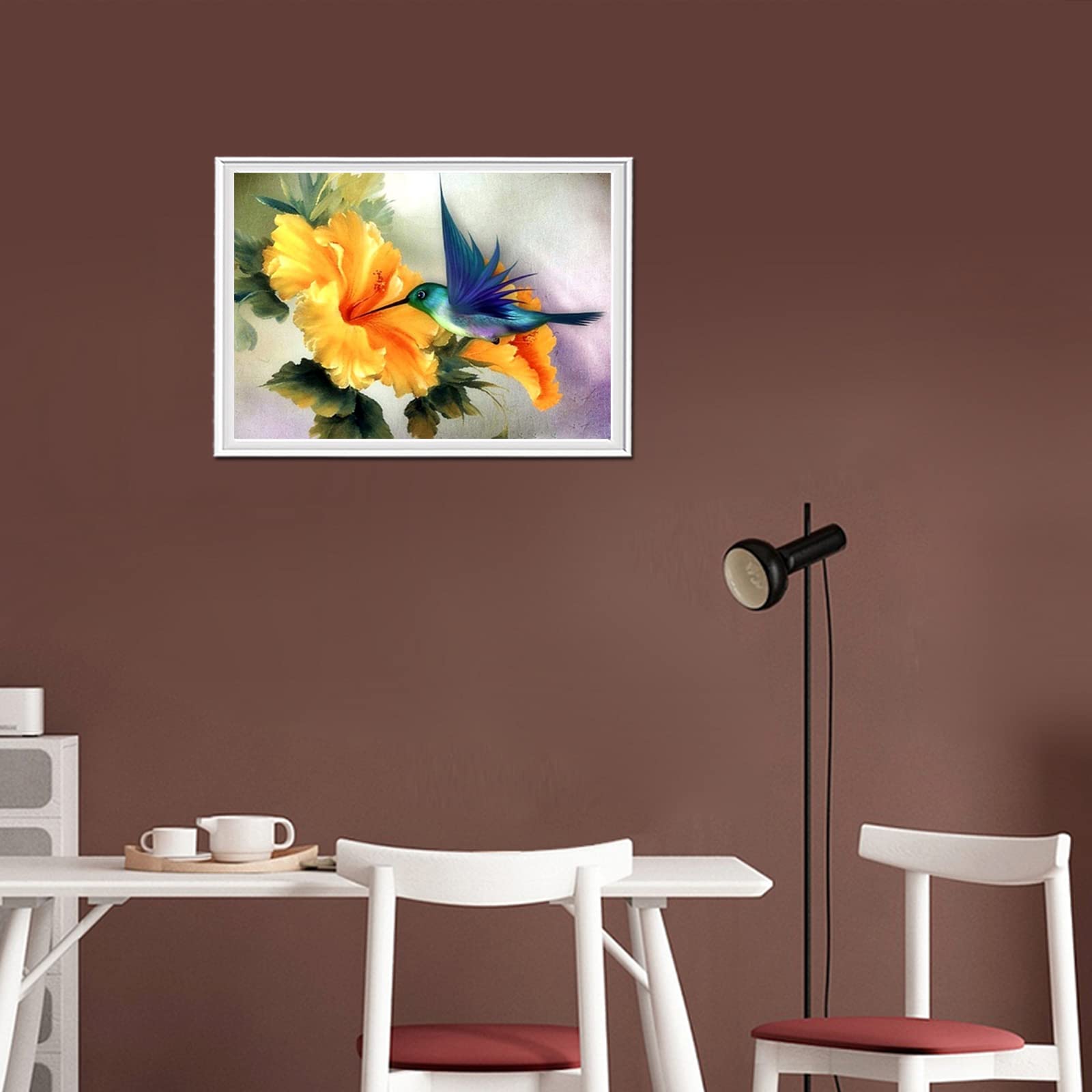 Tigre Ptura Diamante 5D Colibrì Strass Ricamo K Punto Croce Fai da Te Pavone Diamante Mosaico Artista Decorazioni per la Casa Regalo  15