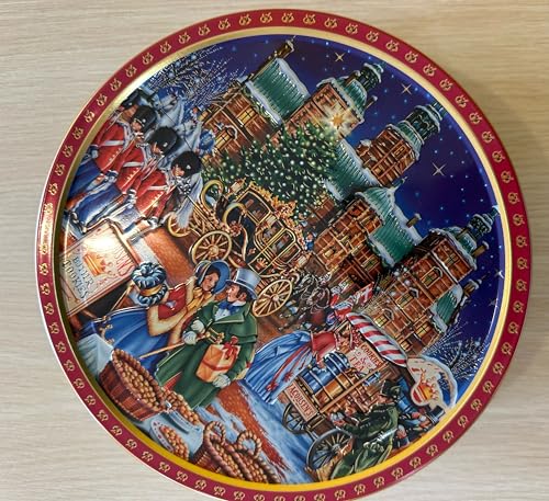 Danish Butter Cookies, 16 oz (1 lb) Tin – Traditional All-Butter Cookies, Made in Denmark