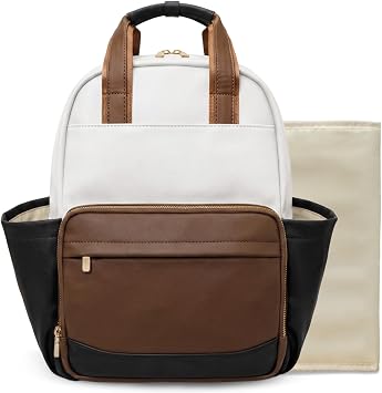 miss fong Small Diaper Bag Baby Checkered Diaper Bag with Changing Pad