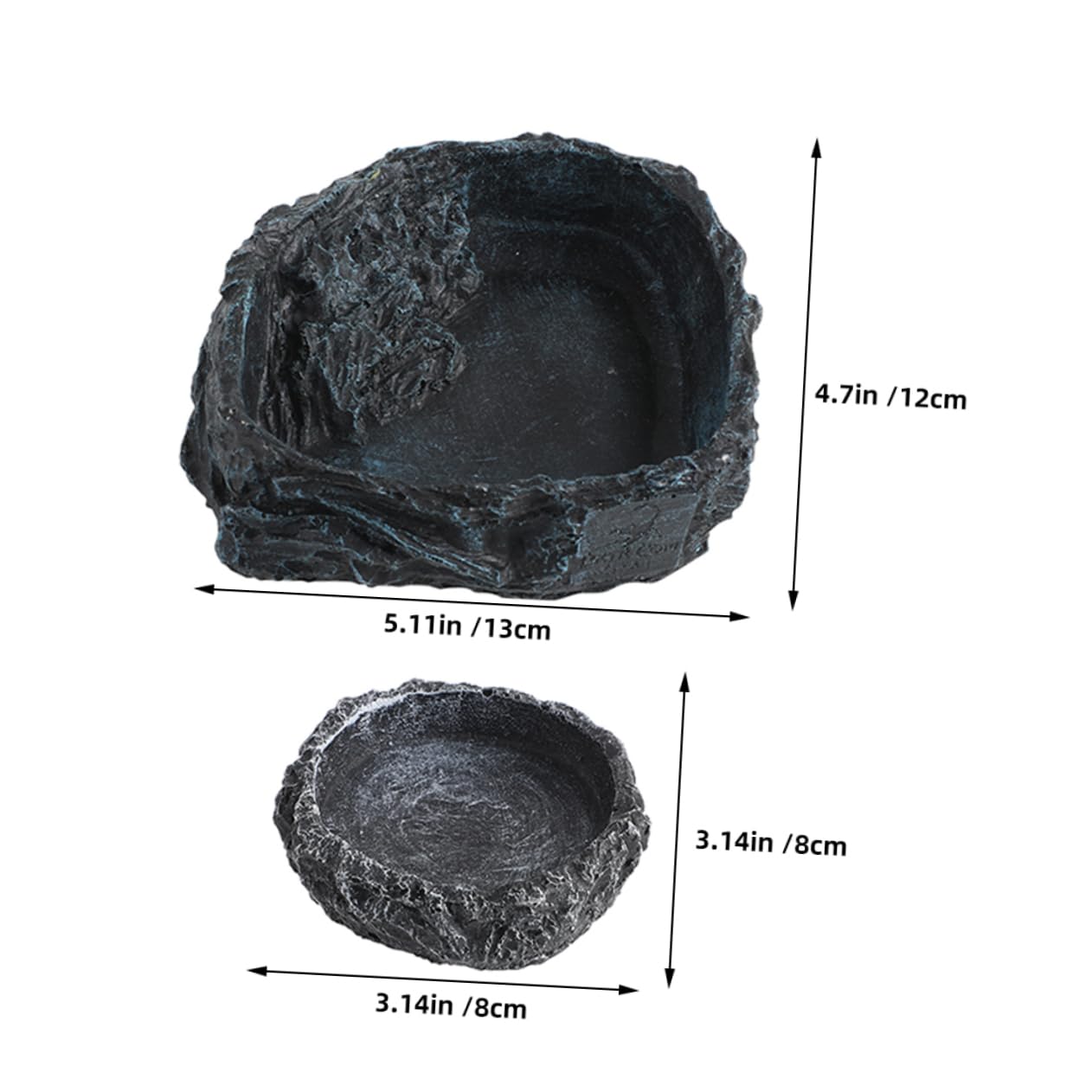 1set Ciotole per Rettili con Pinzette Ciotola per Cibo Drago Barbuto e Abbeveratoio per Tartarughe Accessori per Terrario e Bowls