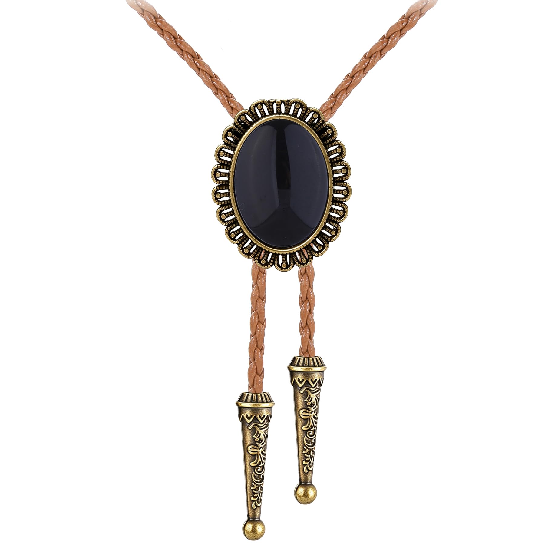 Jeilwiy Bolo Tie for Men Cowboy Ties Western Bolo Tie Necklace for Women