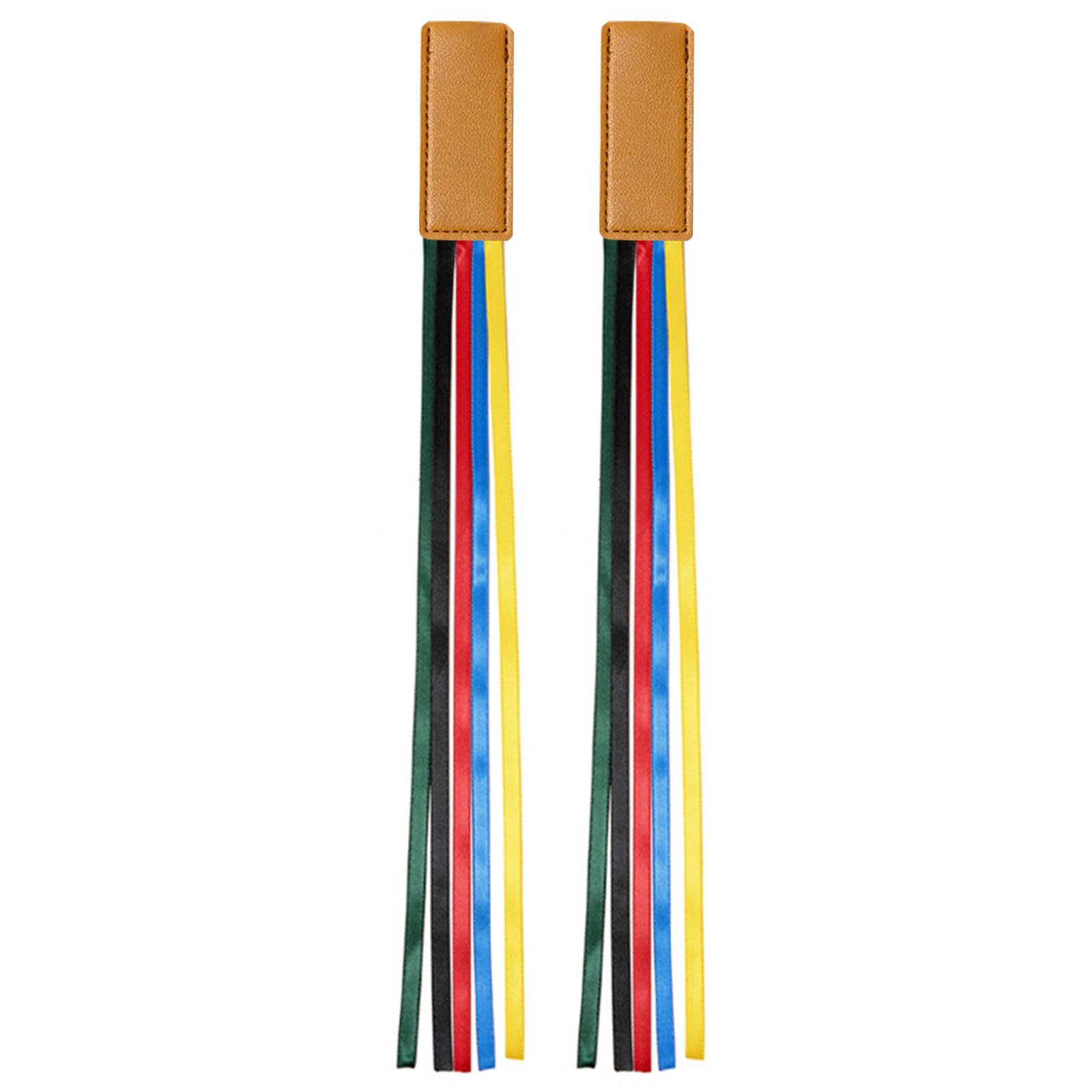 Xjdzineq 2 Pcs Bible Bookmarks PU Leather Colorful Ribbon Book Reading Markers Page Marker for Reading Ribbon Page Holders