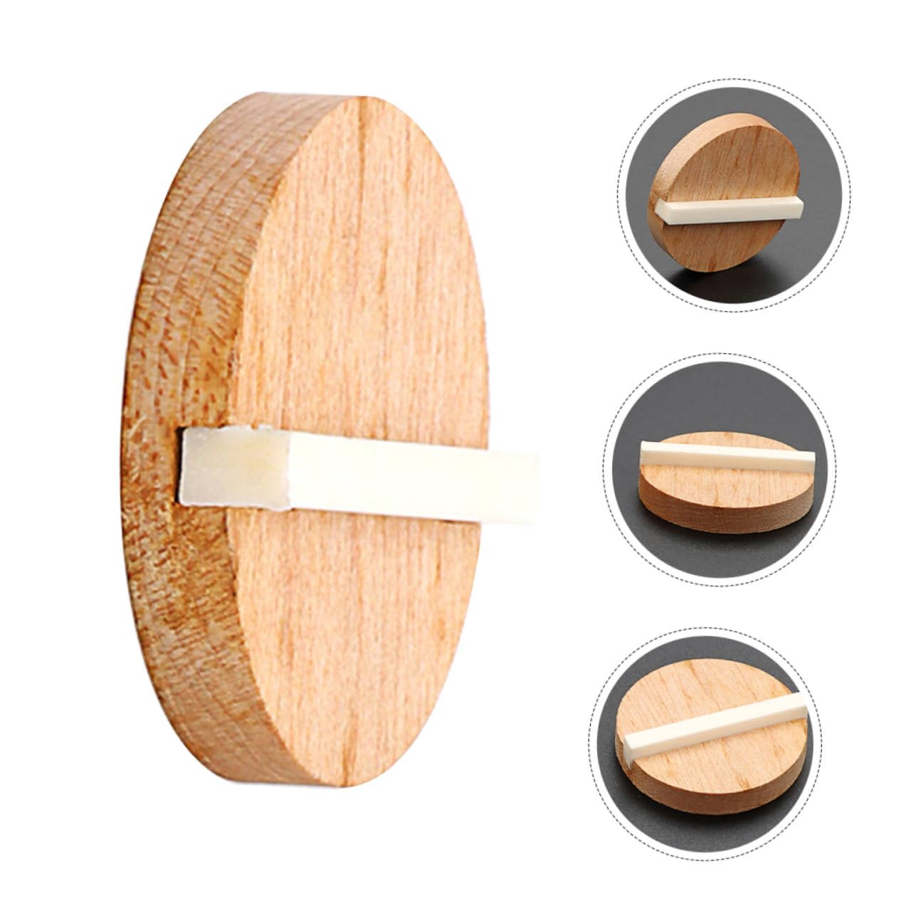 Levemolo Resonator Biscuit Bridge Guitar Nut Replacement Ox Bone Wood Easy Install Guitar Accessory Present