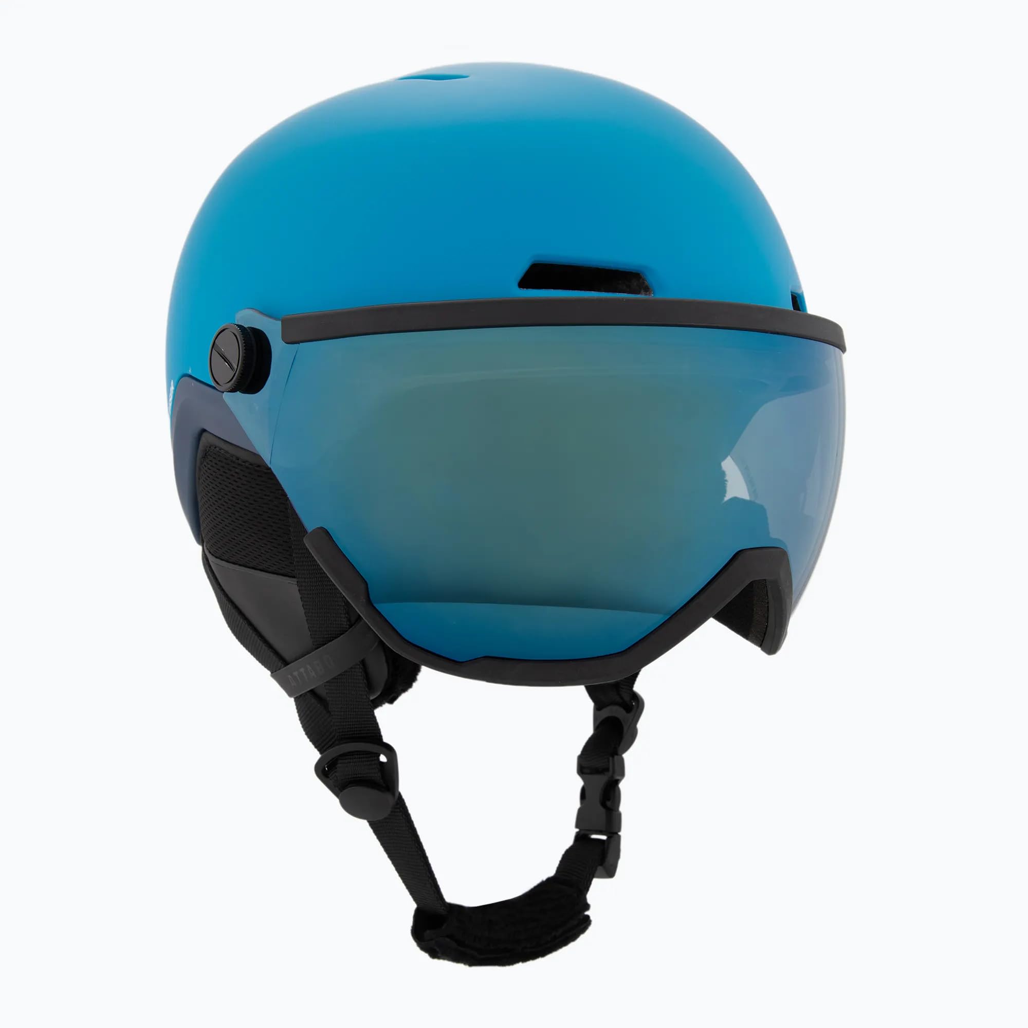 ATTABO Avens 2.0 Jr Visor dziecięcy kask narciarski z wizjerem – In-Mold, powłoka przeciwmgielna i lustrzana S2, aktywna wentylacja, do jazdy na nartach i snowboardzie 51 cm – 54 cm