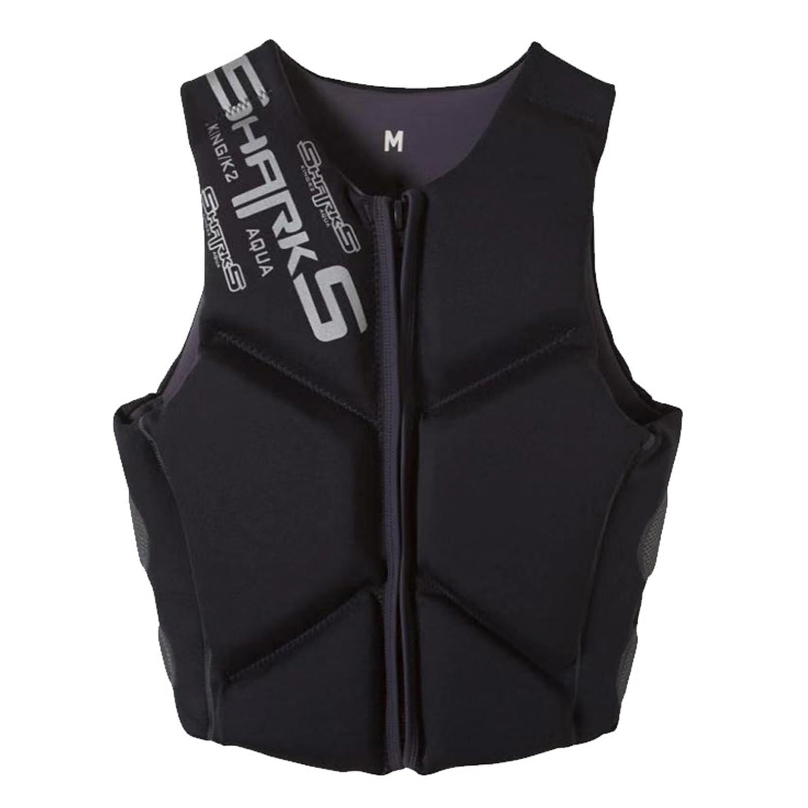 Chaleco Salvavidas for Adultos, Chaleco Salvavidas Ajustable, Chaleco de Seguridad for Kayak, navegación y Deportes acuáticos.(Black,S)