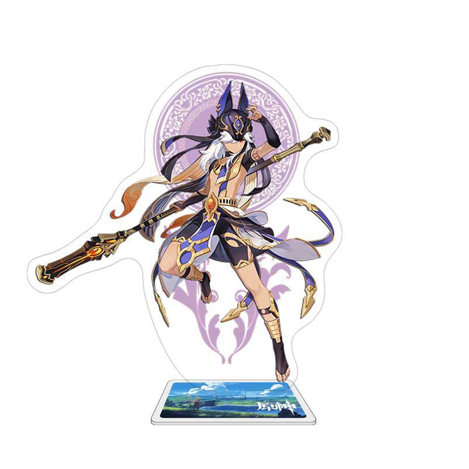 HUYMHTER Anime game Characters Acrylic Stand Figure for genshin Game Fans' Collection