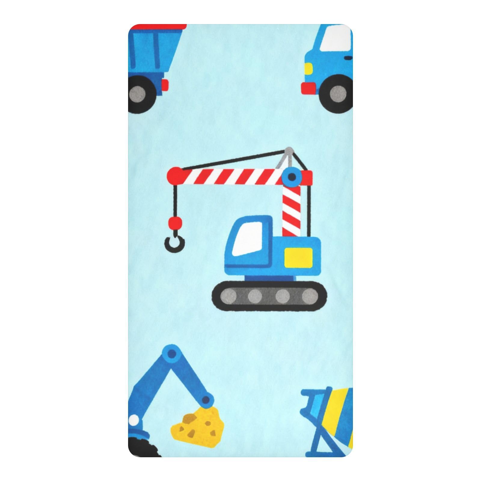 Drap de lit imperméable pour tout-petits housse matelas camion 132x71