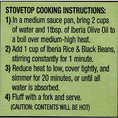 Iberia Black Beans, Dry Beans 4 Lbs, Bulk Dry Black Beans Bag, Fiber & Protein Source & Rice & Black Beans, 3.4 Lb, Completely Seasoned & Ready To Cook, Low Fat, High Taste #TOP5
