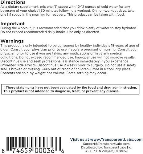 Miniatura 3 de Transparent Labs - Creatina HMB