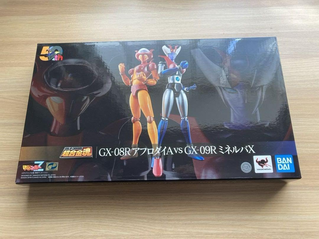 BANDAI - 超合金魂 マジンガーZ GX-08R アフロダイAvsGX-09R ミネルバX 超合金魂 GX-08R アフロダイA vs GX-09R ミネルバX