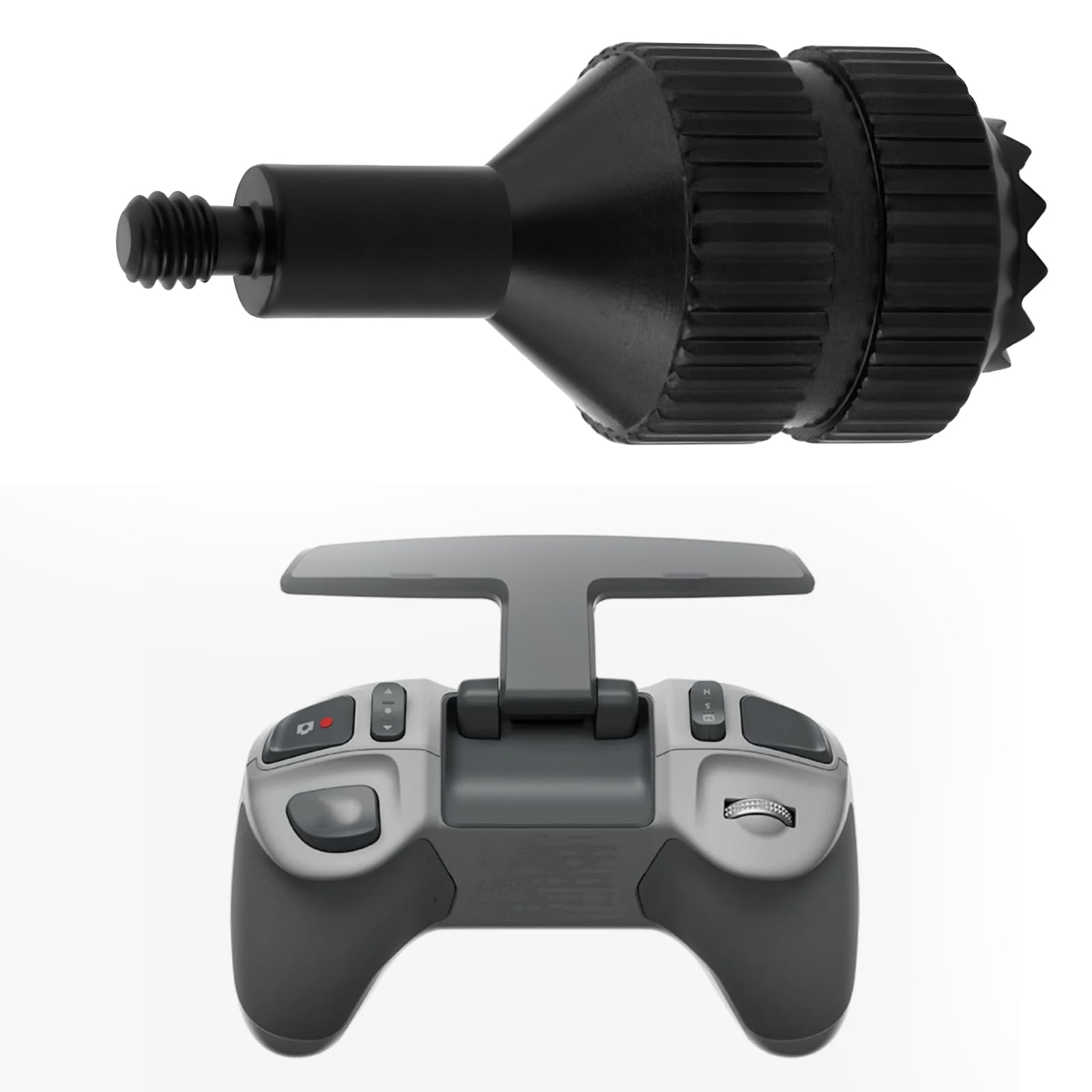Be In Your Mind 2Pcs Black Storable Thumb Rocker Joysticks Compatible with DJI FPV Remote Control - Image 4