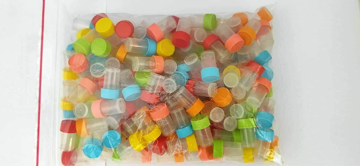 Spancare butelki homeopatii Half dram opakowanie (144 szt.) wykonane z tworzywa sztucznego klasy farmaceutycznej