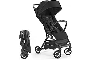 Quid Stroller, Onyx Black - Compact, Lightweight, Airplane Approved Travel Stroller for...