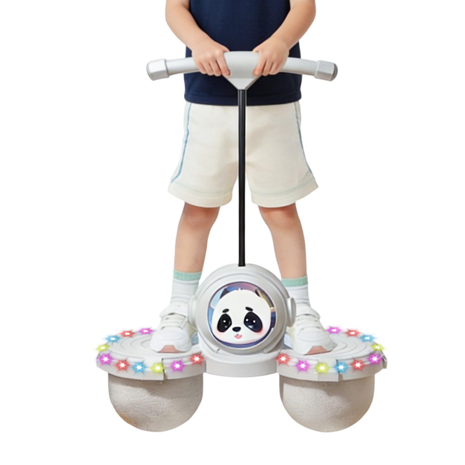 Palla da Equilibrio Saltante Giocattoli Saltellanti Cartoni Musica | Palla Saltante Equilibrio per Bambini con Manico Per Esterno Interno Bambini e Bambine Natale Compleanno Esercizio Feste