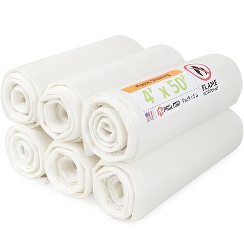 Flame Retardant Plastic Sheeting 4' x 50' (1200 Sq Ft),