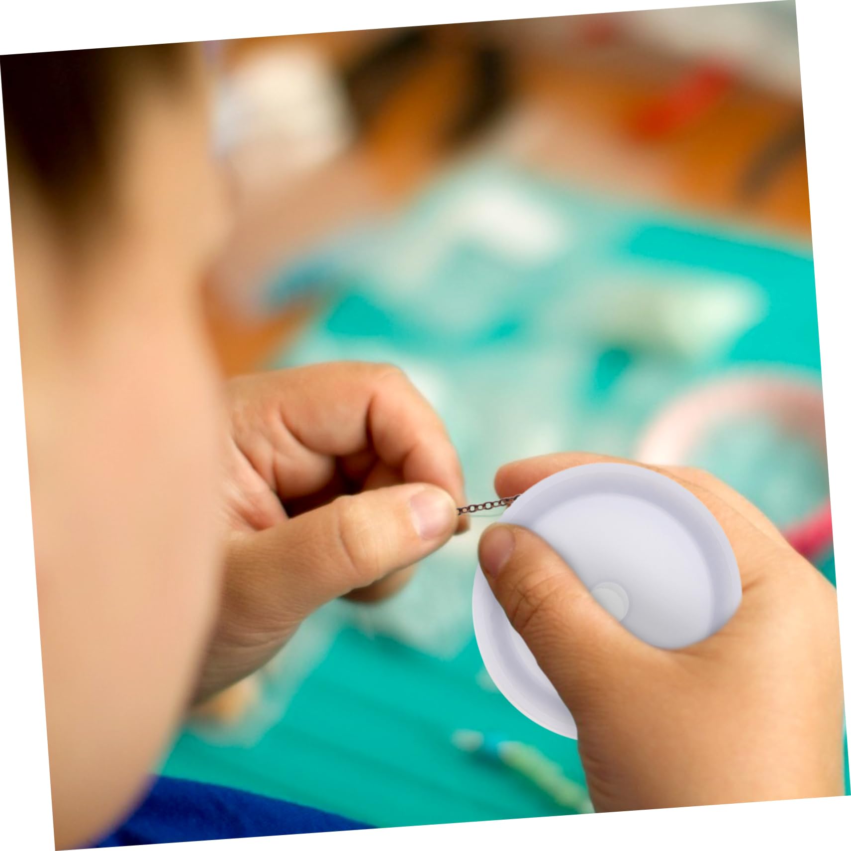 HOMSFOU Kit Fai da Te per Creazione Gioielli con Ganci Moschettone e Apribili Accessori Resistenti e Pratici per Bricolage Creativo