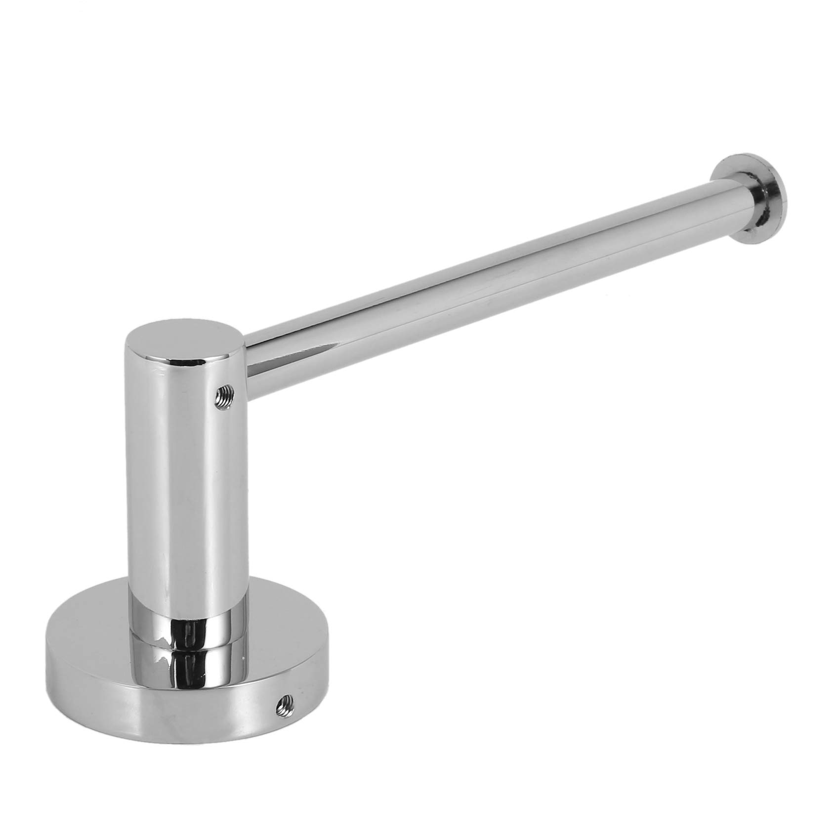 CTRLZS Wall Mounted Toilet Roll Holder Polished Chrome Stainless Steel Bathroom Kitchen Paper Towel Dispenser Tissue Roll Hanger
