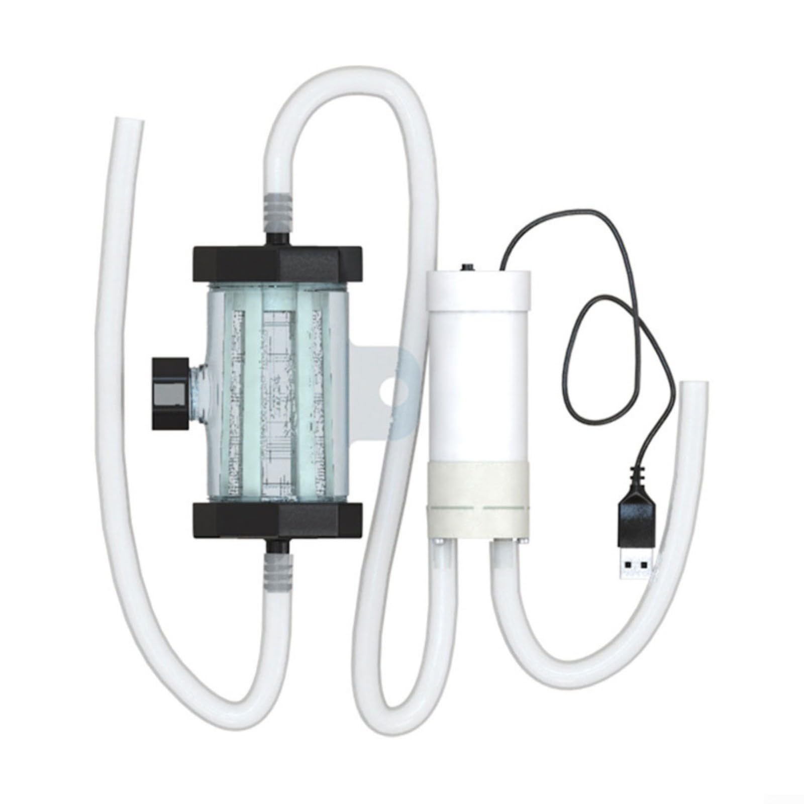 Acuario eléctrico para GRAVEL Cleaner Bomba de sifón USB con filtro para tanque de peces intercambio rápido de agua (5 metros) — view 3