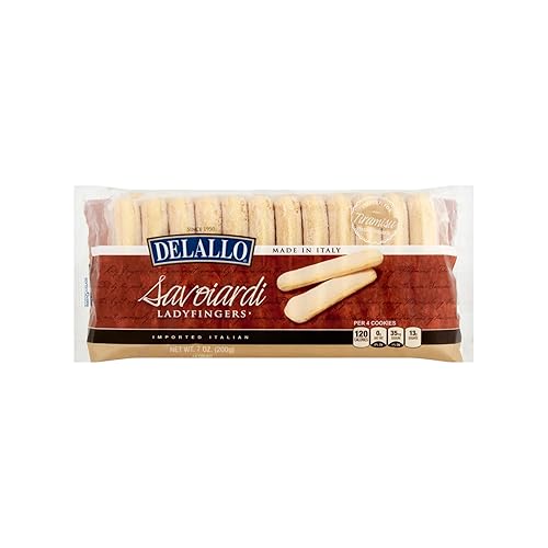 Miniatura 6 de DeLallo Savoiardi Lady Fingers, caja de 7.06 onzas, paquete de 6, para tiramisú, horneados en Italia