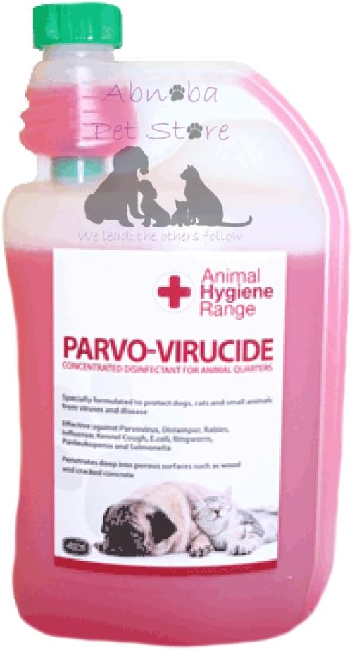 1 litre Parvo Virucide Quarantine & boarding kennels Breeders Whelping Boxes Virus Free
