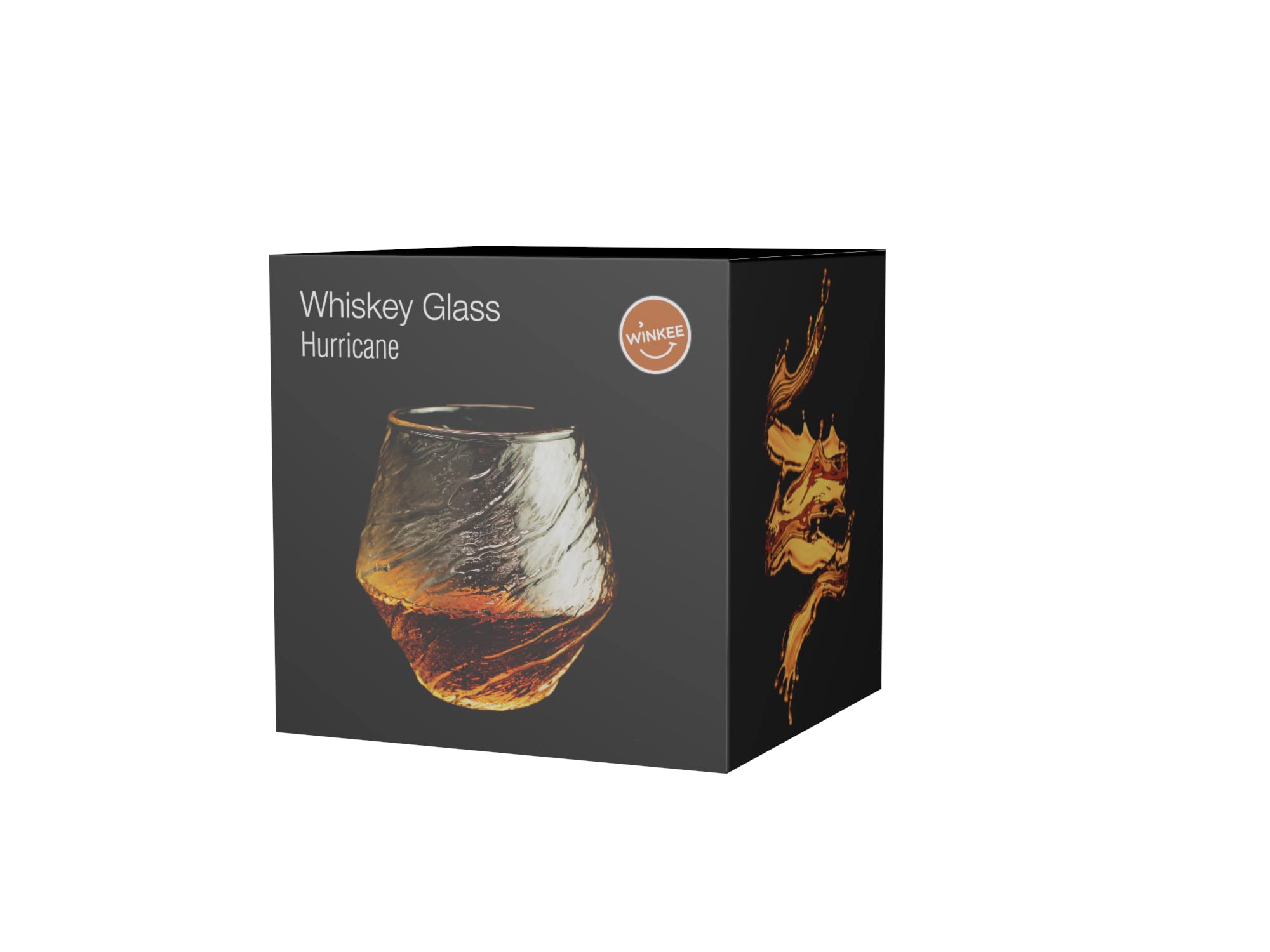 Winkee 17749 Hurricane Whiskey Glass,350ml