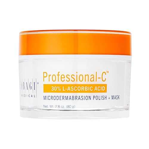 Obagi Professional-C - Esmalte de microdermoabrasión + máscara, mascarilla facial de vitamina C de doble acción que exfolia y promueve una piel de