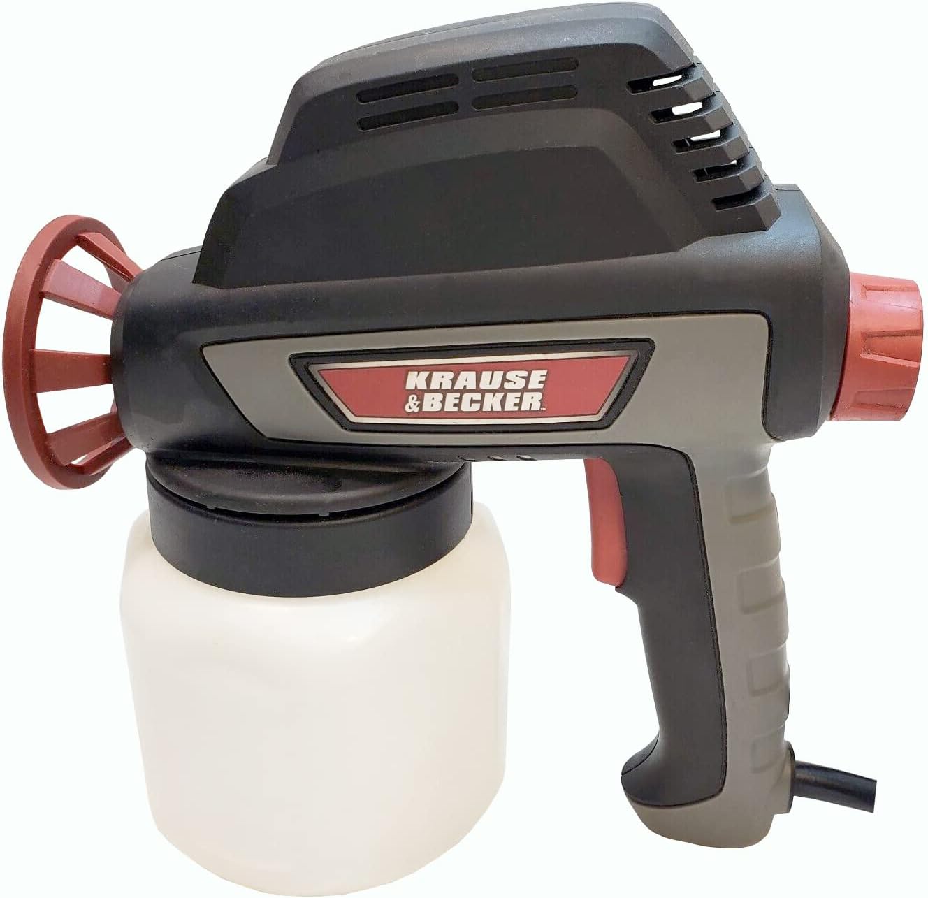 Krause & Becker 5 GPH Electric Paint Spray Gun with Durable 24 Oz. Polypropylene Paint Cup