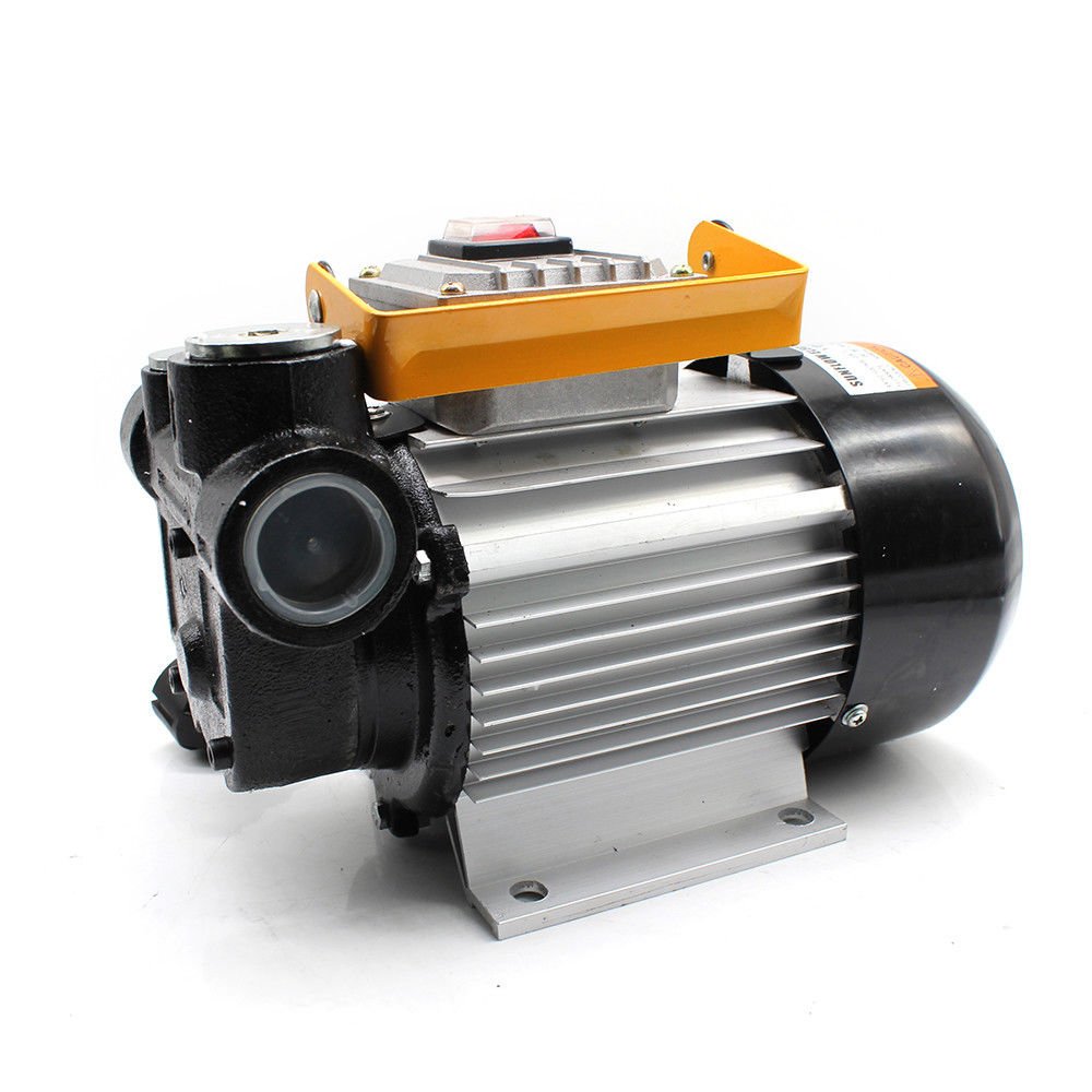 Pompa elettrica per carburante YUNRUX 230V 550W Pompa di trasferimento Pompa per olio combustibile Pompa diesel Autoadescanti Pompa di aspirazione olio 60L/Min