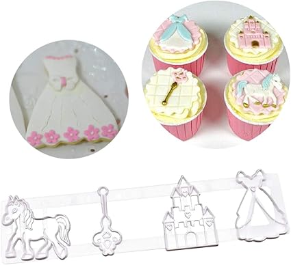 Amazon Co Jp フォンダンカッター ケーキツール クッキー ビスケット ケーキ型 工作 Diy 3d シュガークラフト ケーキ デコレーション ツール キー ホース 城型 1個 Diy 工具 ガーデン