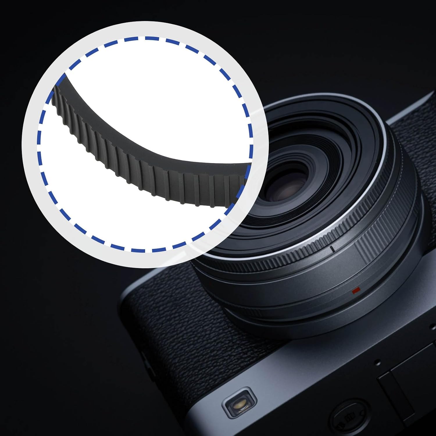 360° Rotating Lens Focus Gear Ring M(50-64mm) for SLR Digital SLR Camera Lenses